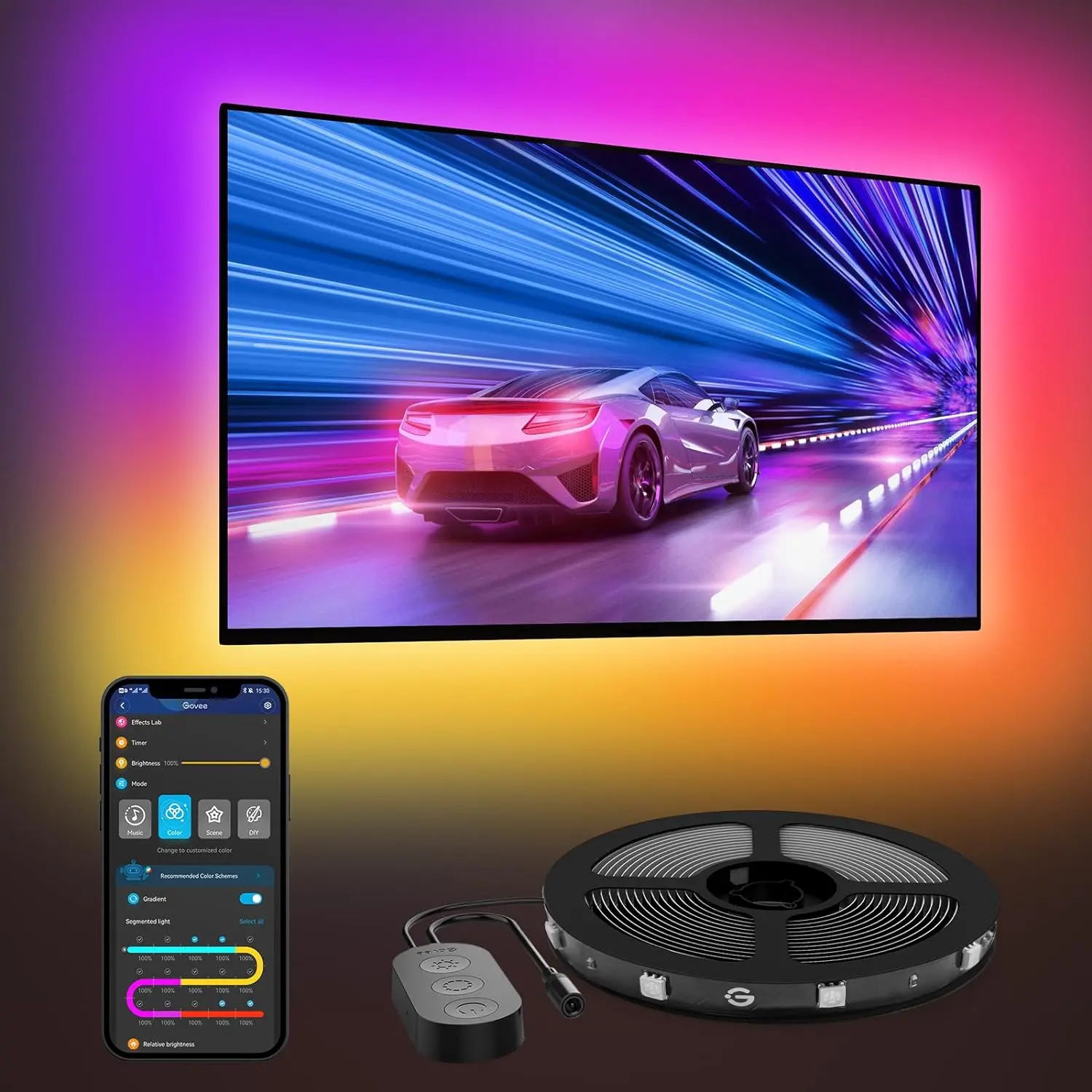 luces led que cambian de color con la tv