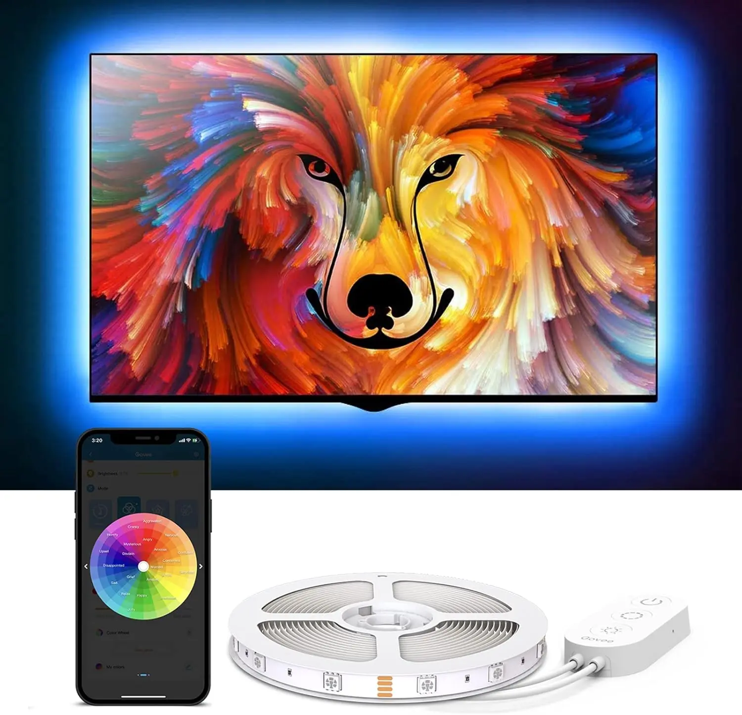 govee tira led tv